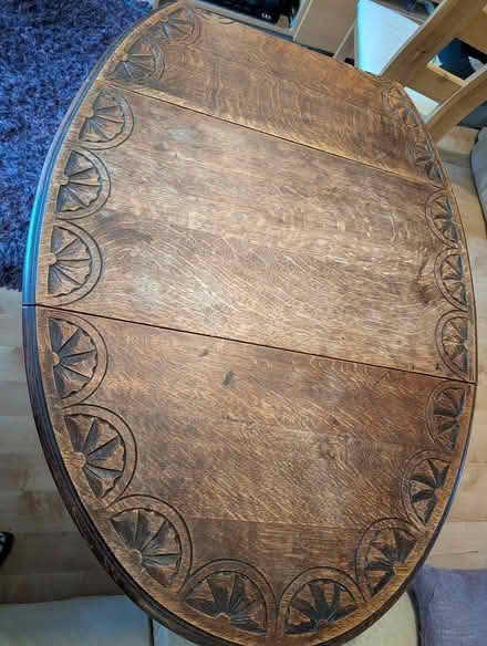 Photo of free Folding table (one leaf broken) (Southborough) #2