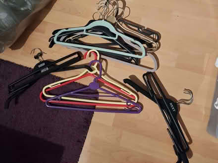 Photo of free 16 Assorted Coat Hangers (Morley Green SK9) #1