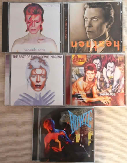 Photo of free Collection of Five David Bowie CDs (Willingham CB24) #1