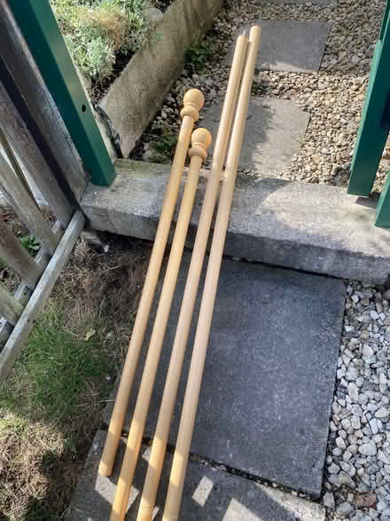 Photo of free Pine curtain poles (Kingsway) #1