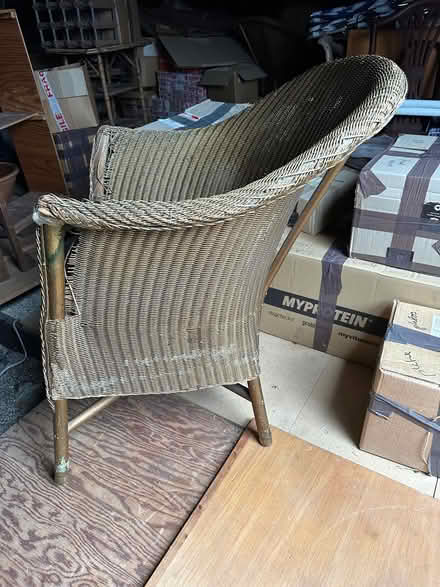 Photo of free 2 damaged LLOYD LOOM chairs (Finsbury Park N4) #4