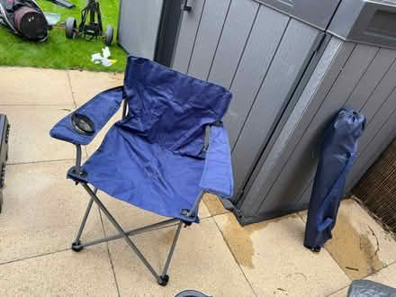 Photo of free 2 x fold out camping chairs in bags (Baldock) #1