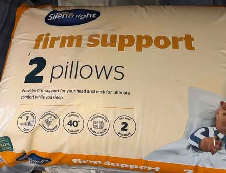 Photo of free Pair of firm pillows, New (Three Cocks LD3) #1