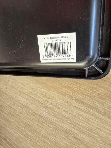 Photo of free Dog crate replacement tray (Panshanger AL7) #2