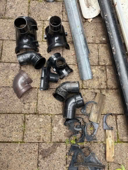 Photo of free Plastic guttering with some connections (Penrith CA11) #2