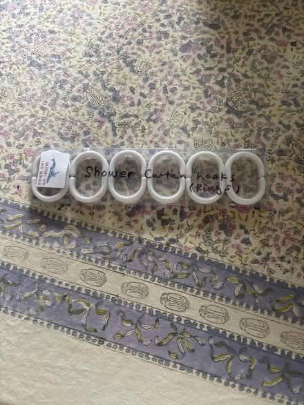 Photo of free 12 shower rings, New (Belmont-Watertown) #1