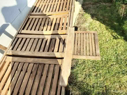 Photo of free Extra Large Wooden Sun Lounger (BN12) #3