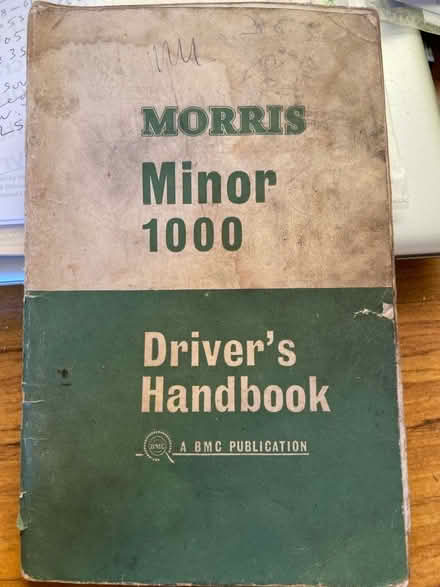 Photo of free Morris minor handbook (Simonstone BB12) #1