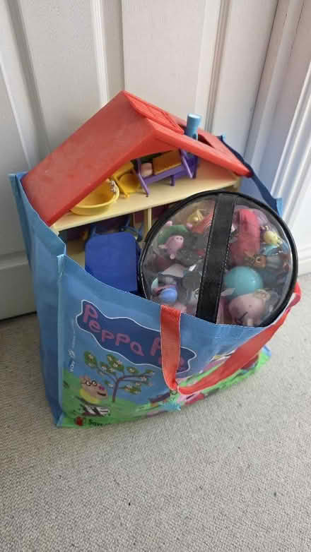Photo of free Big bag of Peppa Pig toys and jigsaws (New Bradwell MK13) #1