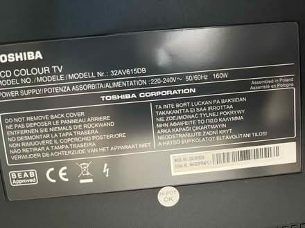 Photo of free LCD 32in TV (Cheam SM3) #2