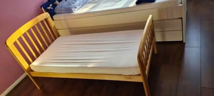 Photo of free Kids cot bed, bedding and lights (Boothville) #2