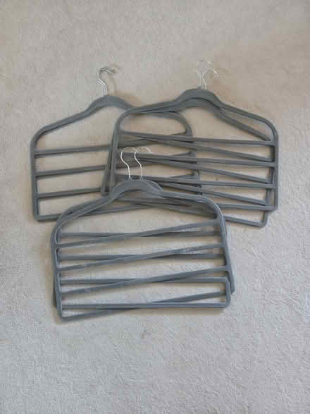 Photo of free 6 velvet hangers (Bedford) #1