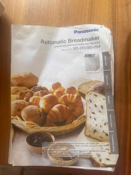 Photo of free Bread Maker. Panasonic SD255 (Isleworth. TW7) #4