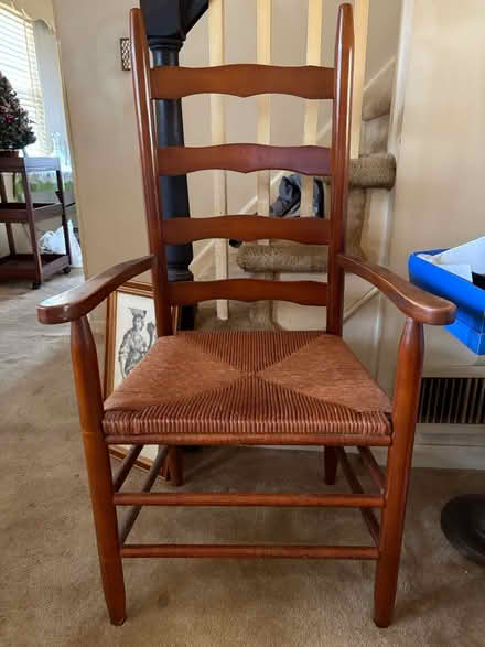 Photo of free Wood chair with arms (River Edge, NJ) #1