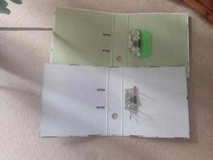 Photo of free 2 x large A4 lever arch files (Stannington S6) #2