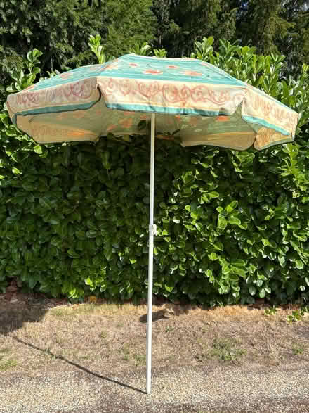 Photo of free Yellow and Green Garden Parasol (DA5) #1