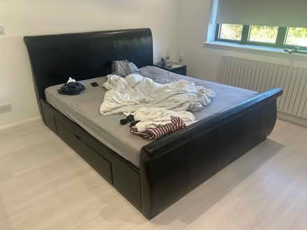 Photo of free King size bed frame (Edgware HA88LL) #1