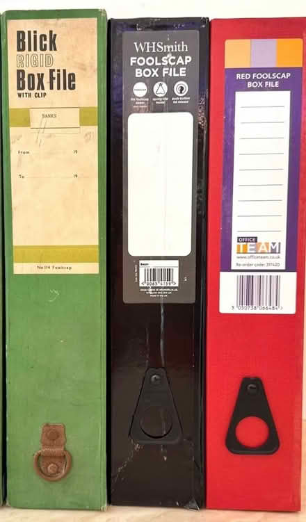 Photo of free Lever Arch (x5) and (x3) Box Files (Cobham, Surrey KT11) #2