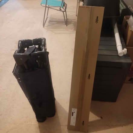 Photo of free Sturdy travelling cot with mattress (Prestonfield road EH16) #2
