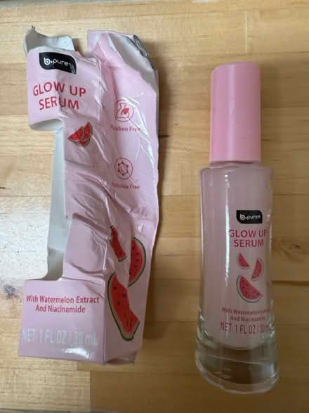 Photo of free Bottle of Glow-Up hair-facial serum (Valencia Avenue, Sunnyvale) #1