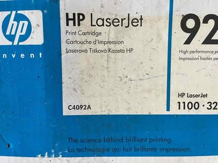 Photo of free Laser jet HP ink (Mitcham CR4) #3