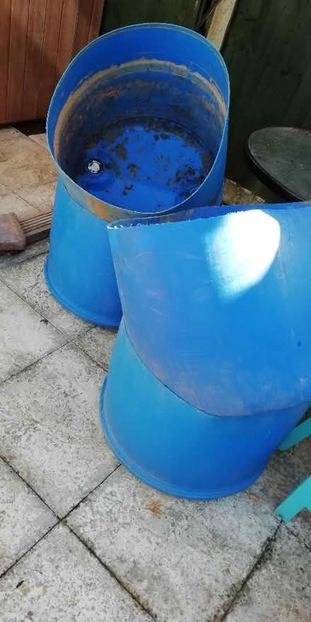 Photo of free Half barrels x 4 (Bobblestock HR4) #1