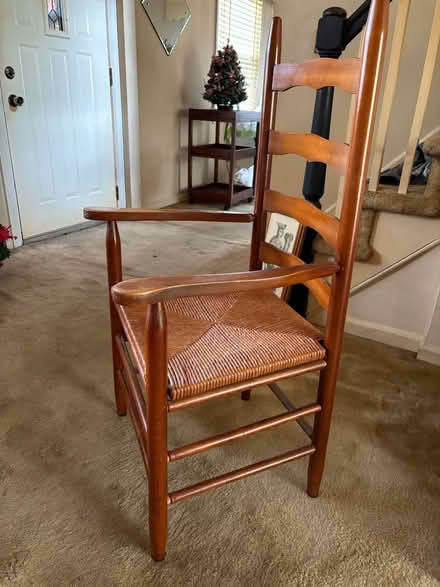 Photo of free Wood chair with arms (River Edge, NJ) #3
