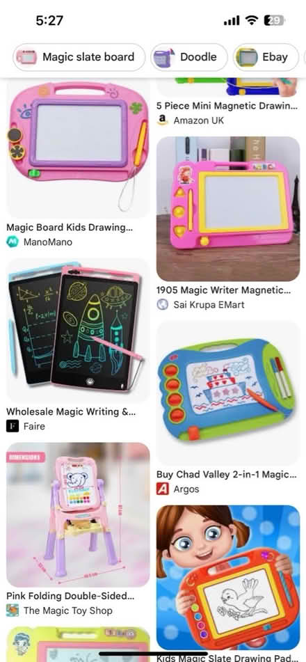 Photo of Kids magic drawing board (CV2) #1
