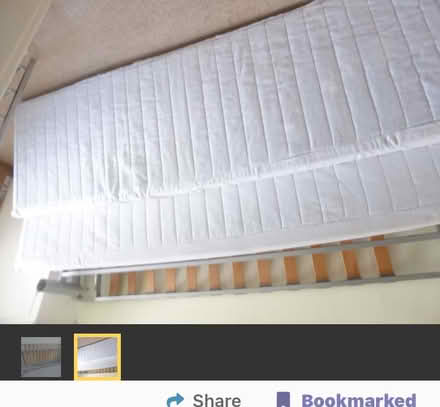 Photo of free Futon bed - goes into double (Denton M34) #1