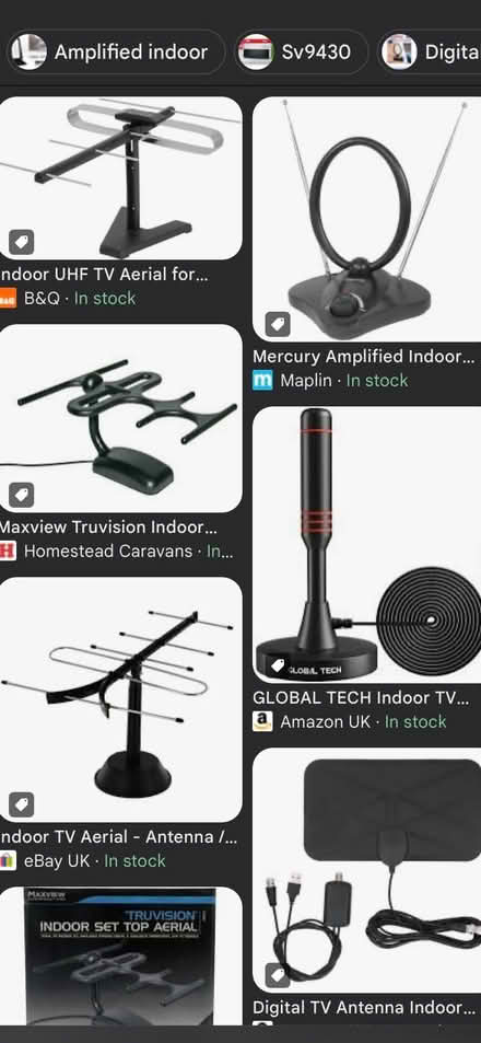 Photo of Indoor TV Digital Ariel (High Wickham TN35) #1