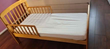 Photo of free Kids cot bed, bedding and lights (Boothville) #1