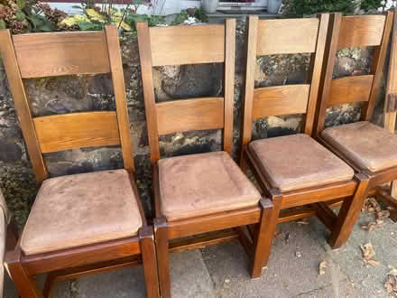Photo of free 6 dining chairs. Good condition (Fallow Corner N12) #2