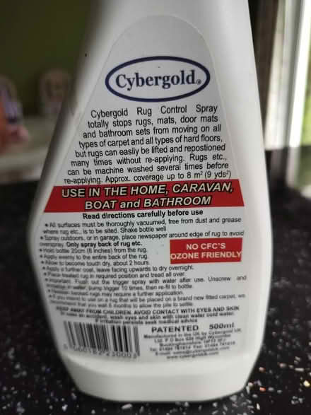 Photo of free Rug control spray (Southcote RG1) #2