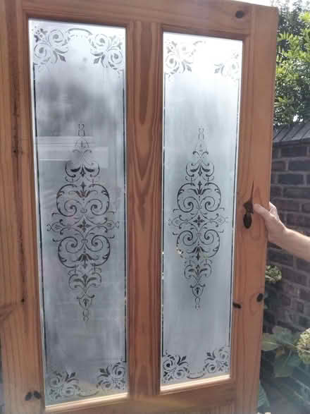 Photo of free Standard size glazed wood internal door (Allerton L18) #2