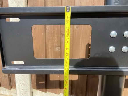 Photo of free TV stand - Black glass & metal (Northolt UB5) #2