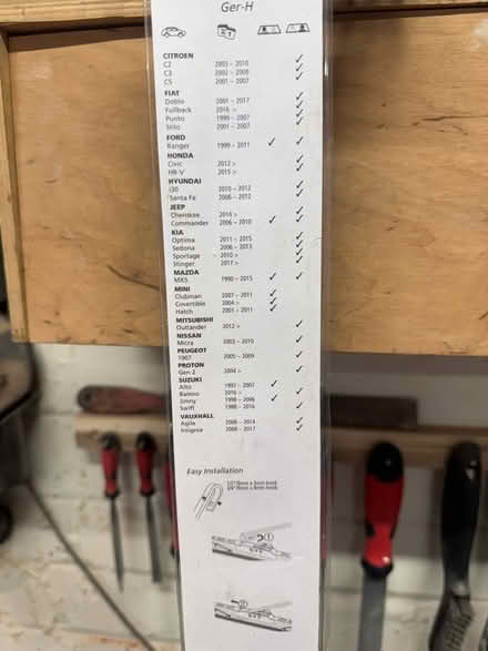 Photo of free Car Wiper Blades New (Dean Row SK9) #3