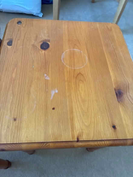 Photo of free Pine nest of tables (2) (Sandycove) #2