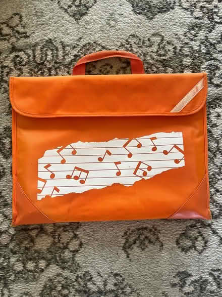 Photo of free Orange music bag (East Chesterton CB4) #1
