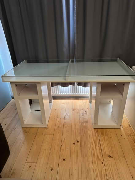 Photo of free White IKEA Desk (Wheathampstead AL4) #2