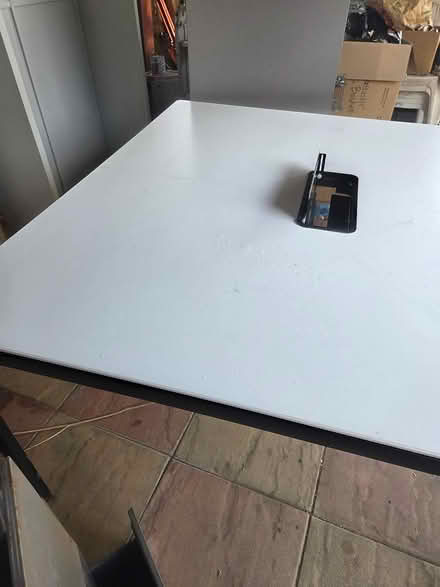 Photo of free White table in good condition (B12) #1