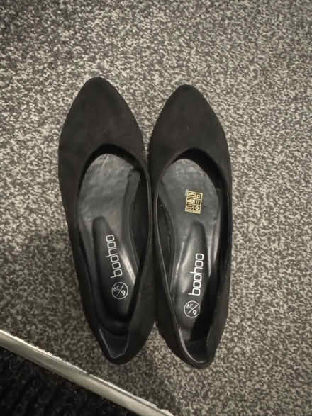 Photo of free Boohoo Black flat shoes (NG8, Strelley) #1