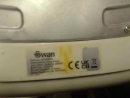 Photo of free swan deep fat fryer white (Askew Road W12) #2