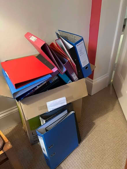 Photo of free Lever-Arch files and ringbinders (Norham Manor OX2) #1
