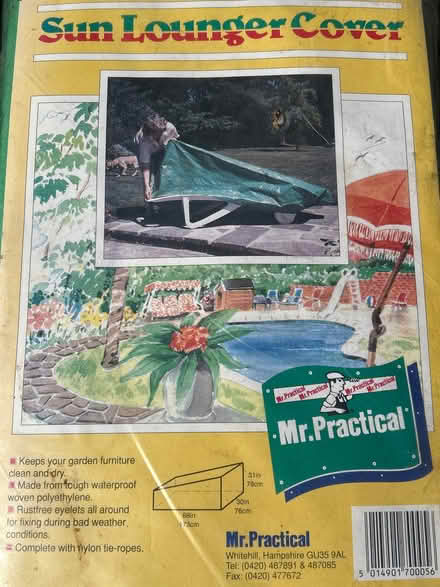 Photo of free Sun Lounger covers (Danbury CM3) #1