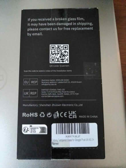Photo of free Screen protector Pixel 4a (Coulsdon CR5) #1