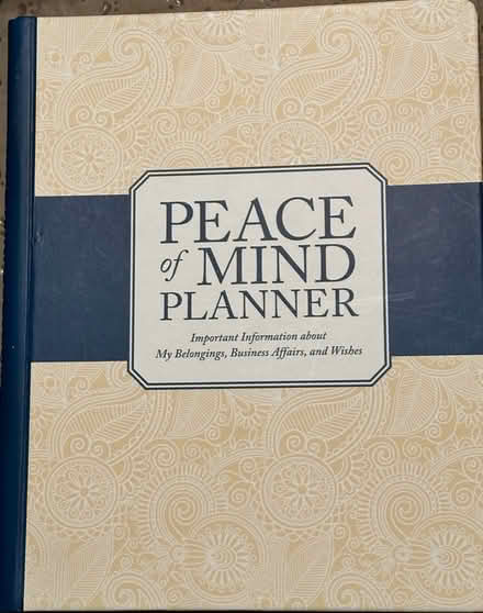 Photo of free Peace of mind planner (Germantown) #1