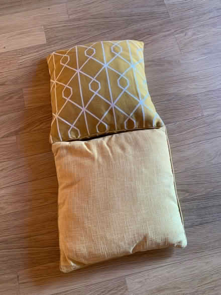 Photo of free Gold/mustard cushions (Stanground) #1