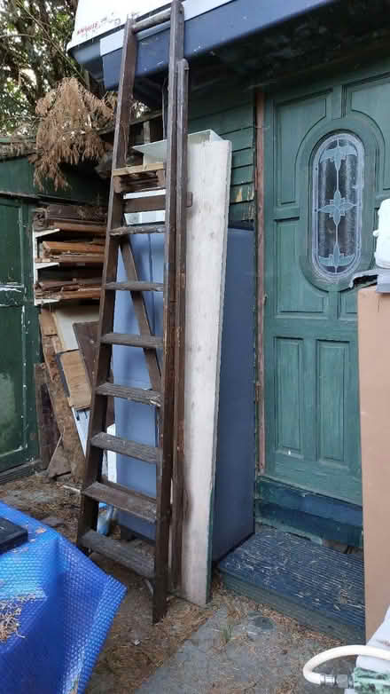 Photo of free Tall wooden ladder (Booker HP12) #1