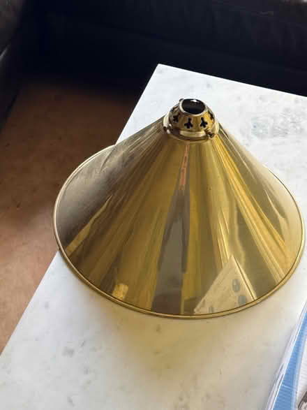 Photo of free Brass lamp shade (Twickenham TW1) #1