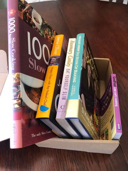 Photo of free Collection of assorted cookbooks (SY2) #1